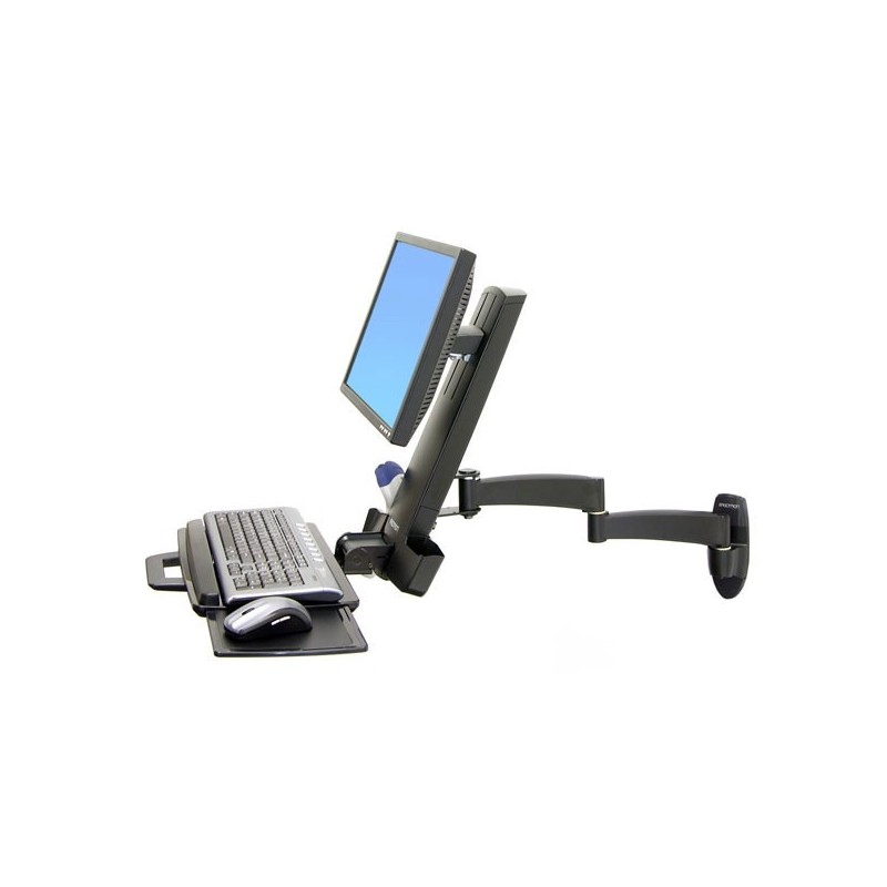 Ergotron 200 Series Combo Arm 61 cm (24") Noir Mur