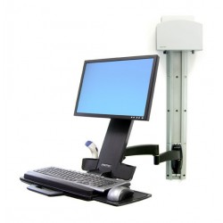 Ergotron 200 Series Combo Arm 61 cm (24") Noir Mur