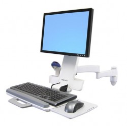 Ergotron 200 Series Combo Arm 61 cm (24") Blanc Mur