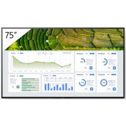 Sony FW-75BZ30L TM affichage de messages Écran plat de signalisation numérique 190,5 cm (75") LCD Wifi 440 cd m² 4K Ultra HD