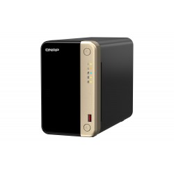 QNAP TS-264 NAS Tower Ethernet LAN Noir, Or N5095