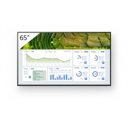 Sony FW-65BZ30L TM affichage de messages Écran plat de signalisation numérique 165,1 cm (65") LCD Wifi 440 cd m² 4K Ultra HD