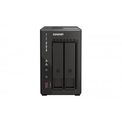 QNAP TS-253E NAS Tower Ethernet LAN Noir J6412