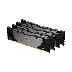 Kingston Technology FURY 64 Go 3600 MT s DDR4 CL16 DIMM (Kits de 4) 1Gx8 Renegade Black