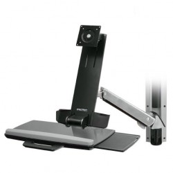 Ergotron StyleView Sit-Stand Combo System 61 cm (24") Aluminium Mur