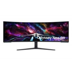 Samsung Odyssey Neo G9 G95NC LED display 144,8 cm (57") 7680 x 2160 pixels Dual UHD Noir, Blanc