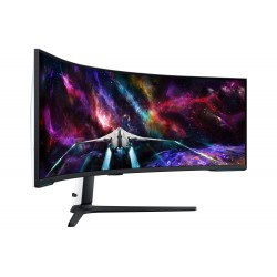 Samsung Odyssey Neo G9 G95NC LED display 144,8 cm (57") 7680 x 2160 pixels Dual UHD Noir, Blanc