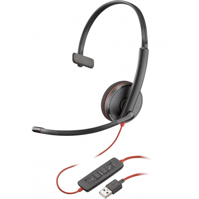 POLY Micro-casque Blackwire 3210 monaural USB-A