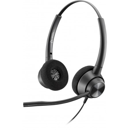 POLY Micro-casque EncorePro 320 binaural avec fonction Quick Disconnect TAA