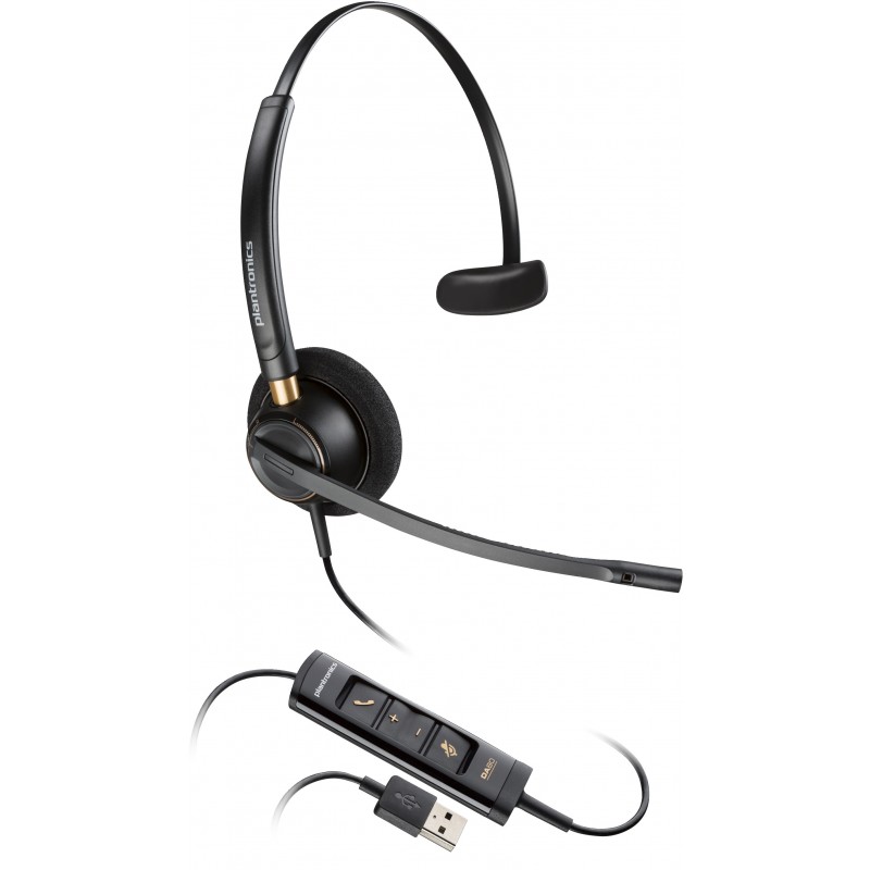 POLY Micro-casque EncorePro 515 monaural avec USB-A