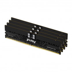 Kingston Technology FURY 64 Go 5600 MT s DDR5 ECC Reg CL36 DIMM (kit de 4) Renegade Pro XMP