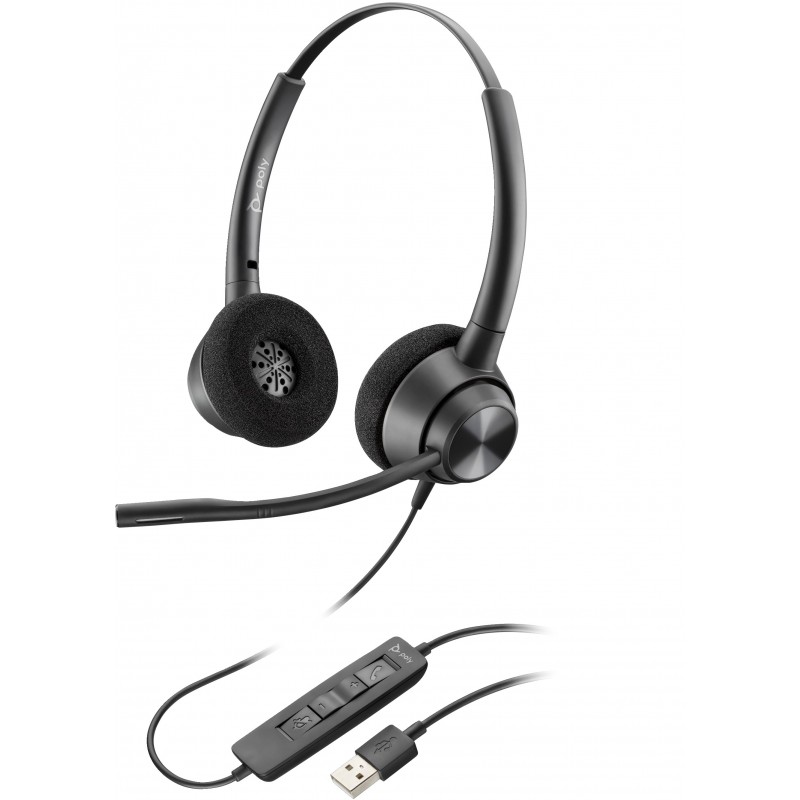 POLY Casque à oreille simple (monaural) EncorePro 310 USB-A TAA