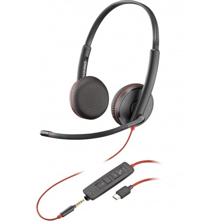 POLY Micro-casque stéréo Blackwire C3225 USB-C