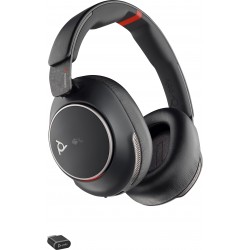 POLY Micro-casque Voyager Surround 85 UC USB-C certifié Microsoft Teams + adaptateur USB-C A +base de chargement