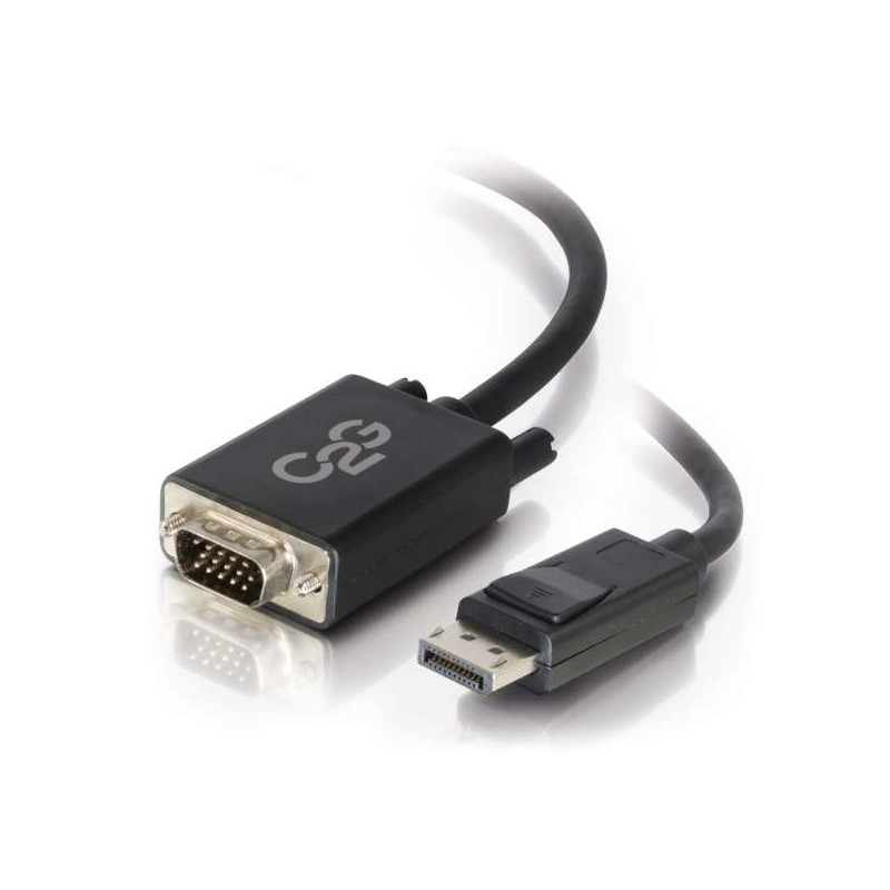 C2G Câble adaptateur actif DisplayPort™ mâle vers VGA mâle 4,5 m (15 ft) - noir (conforme TAA)