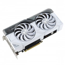 ASUS Dual -RTX4070S-12G-WHITE NVIDIA GeForce RTX 4070 SUPER 12 Go GDDR6X