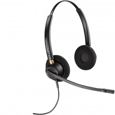 POLY Micro-casque EncorePro 520D binaural numérique avec fonction Quick Disconnect TAA