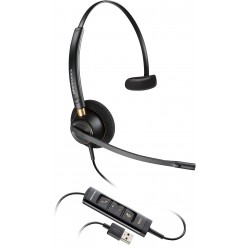 POLY Micro-casque EncorePro 515 monaural Certifié pour Microsoft Teams avec USB-A