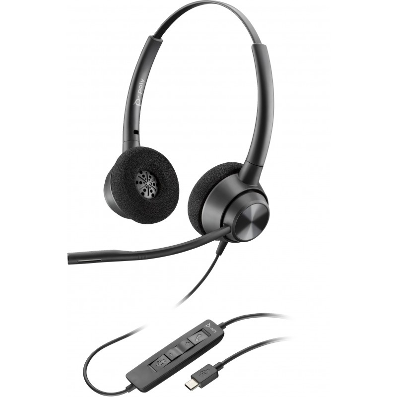 POLY Micro-casque EncorePro 320 USB-A stéréo TAA