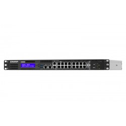 QNAP QGD-1602 Géré L2 Gigabit Ethernet (10 100 1000) 1U Noir, Gris