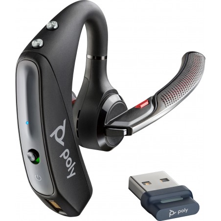 POLY Micro-casque Voyager 5200 USB-A Bluetooth +dongle BT700