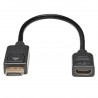 Tripp Lite P136-001 câble vidéo et adaptateur 0,3 m DisplayPort HDMI Noir