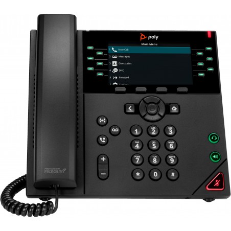 POLY Téléphone IP VVX 450 à 12 lignes et compatible PoE GSA TAA