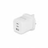 DICOTA D32055 chargeur d'appareils mobiles Universel Blanc Secteur Charge rapide Intérieure