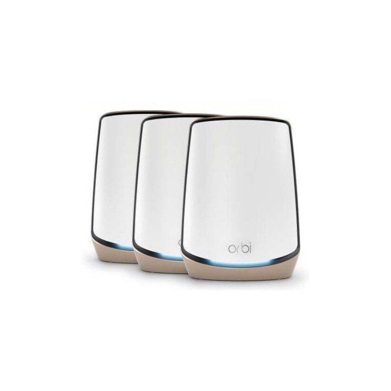 NETGEAR Orbi 860 AX6000 WiFi System Tri-bande (2,4 GHz   5 GHz   5 GHz) Wi-Fi 6 (802.11ax) Blanc 4 Interne