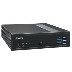 Shuttle XPC slim Barebone DL30N, Intel N100, 1x DDR5, 2x LAN (2x 2.5Gbit), 2xCOM,1xHDMI,1xDP, 1x VGA, fanless, fonctionnement