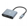 XtremeMac XWH-ACVH-13 adaptateur graphique USB 3840 x 2160 pixels Gris