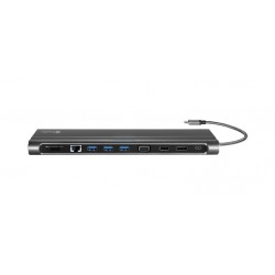 XtremeMac XWH-CDH-13 station d'accueil USB 3.2 Gen 1 (3.1 Gen 1) Type-C Gris