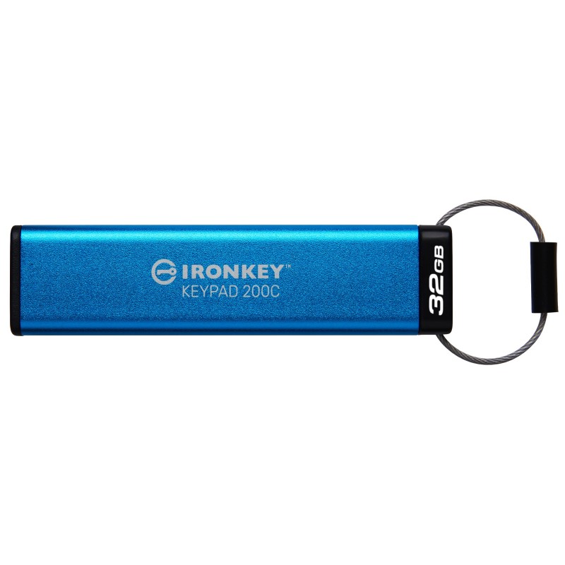 Kingston Technology IronKey Keypad 200C USB-C de 32 Go, FIPS 140-3 niveau 3 (en attente) AES-256