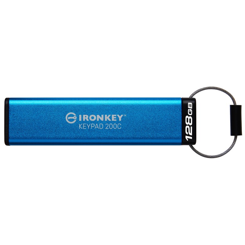 Kingston Technology IronKey Keypad 200C USB-C de 128 Go, FIPS 140-3 niveau 3 (en attente) AES-256