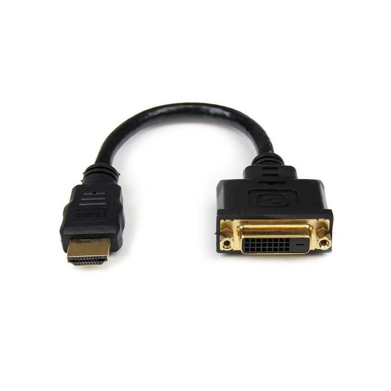 StarTech.com Câble adaptateur vidéo HDMI vers DVI-D de 20 cm - HDMI mâle vers DVI femelle