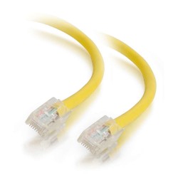 C2G Câble de raccordement réseau Cat5e sans gaine non blindé (UTP) de 2 M - Jaune