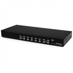 StarTech.com Switch KVM USB VGA à 8 ports avec OSD - Commutateur écran clavier souris à montage en rack 1U