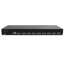 StarTech.com Switch KVM USB VGA à 8 ports avec OSD - Commutateur écran clavier souris à montage en rack 1U