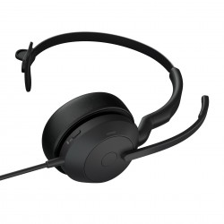 Jabra 25089-889-899 écouteur casque Avec fil Arceau Bureau Centre d'appels USB Type-C Noir