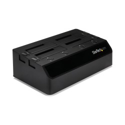 StarTech.com Station d'accueil USB 3.0 pour 4 disques durs SATA III 2,5" 3,5" 6Gb s - Dock HDD   SSD avec UASP et ventilateurs