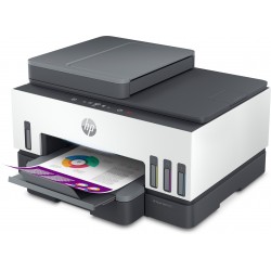 HP Smart Tank Imprimante tout-en-un 7605, Couleur, Imprimante pour Home and home office, Impression, copie, numérisation,