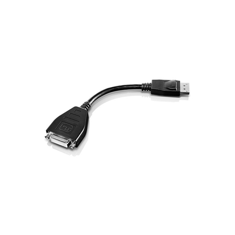 Lenovo 45J7915 câble vidéo et adaptateur 0,2 m DVI-D DisplayPort Noir