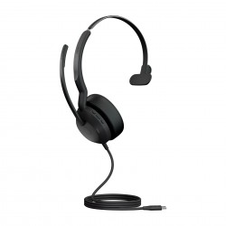 Jabra 25089-899-899 écouteur casque Avec fil Arceau Bureau Centre d'appels USB Type-C Noir