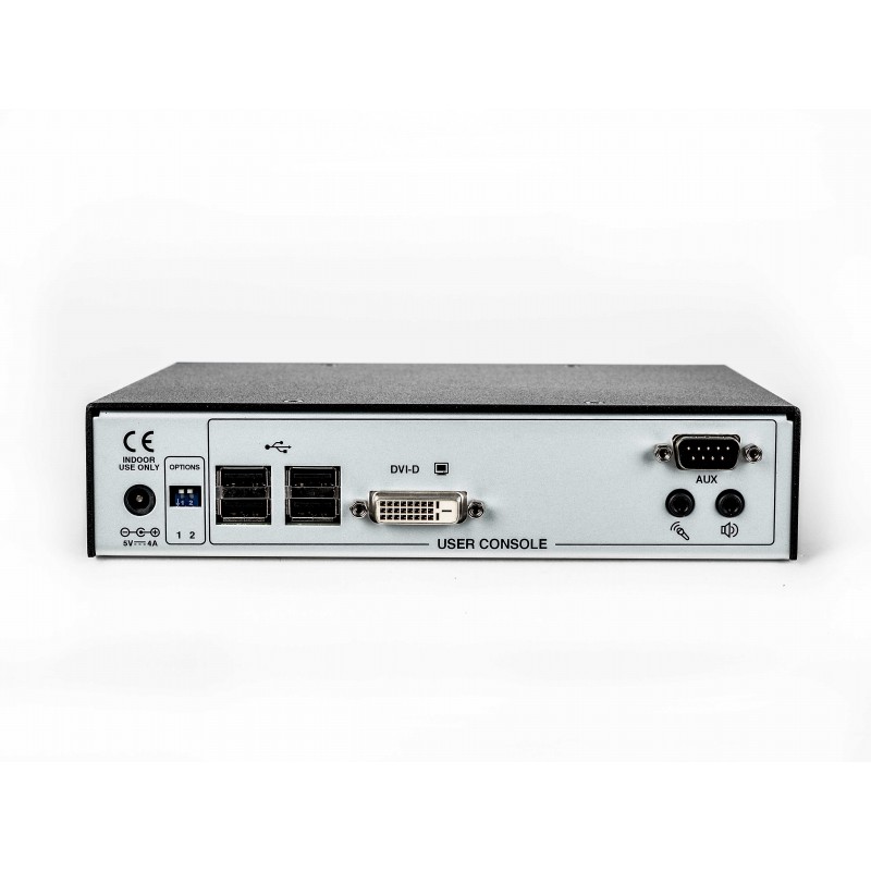 Vertiv Avocent HMX de RX DVI-D simple, USB, audio, récepteur SFP, UE