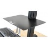 Ergotron Worksurface for WorkFit-S Noir