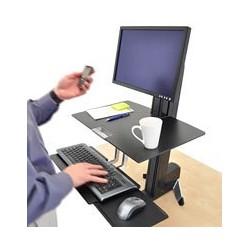 Ergotron Worksurface for WorkFit-S Noir