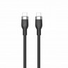 HYPER HJ4001BKGL câble USB 1 m USB 2.0 USB C Noir