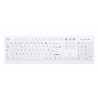 CHERRY AK-C8100F-FUS-W FR clavier RF sans fil AZERTY Français Blanc