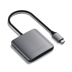 Satechi ST-UC4PHM hub & concentrateur USB 3.2 Gen 1 (3.1 Gen 1) Type-C 5000 Mbit s Gris