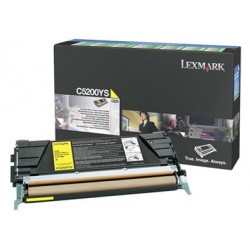 Lexmark C5200YS Cartouche de toner 1 pièce(s) Original Jaune